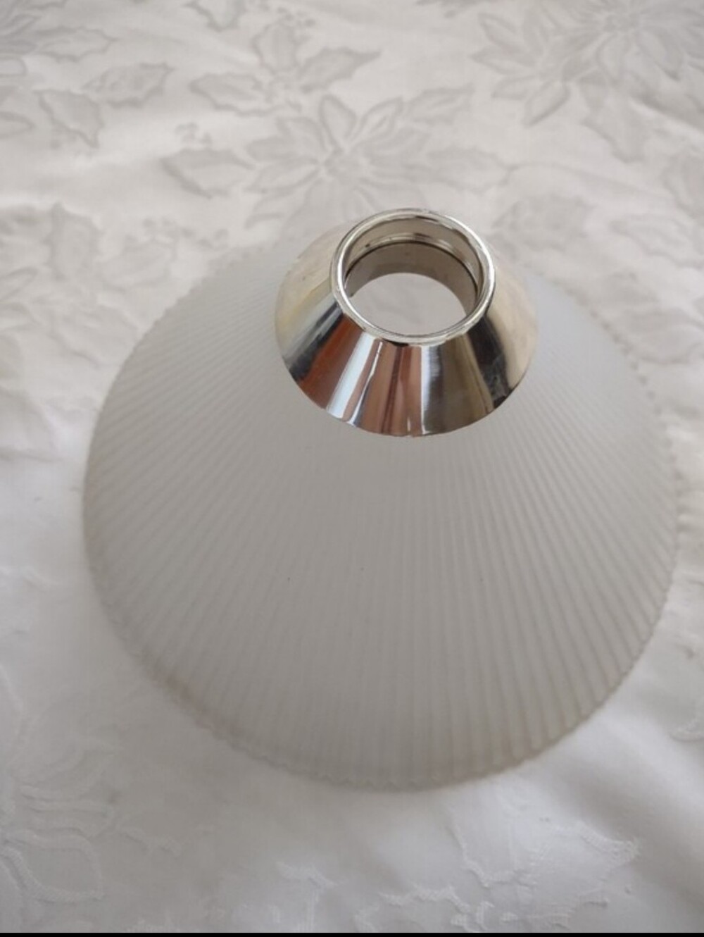 Vintage Frosted Umbrella Lamp Shade